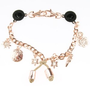 Edelweiss traditional metal chain in rose gold look,...