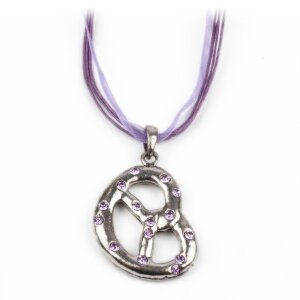 Chain with pretzel (light purple) 01102797