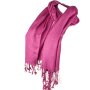 neckerschief, fine scarf dark rosa