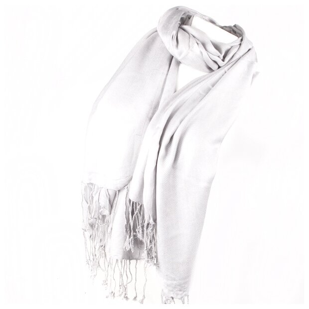 neckerschief, fine scarf light grey