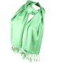 neckerschief, fine scarf pea green