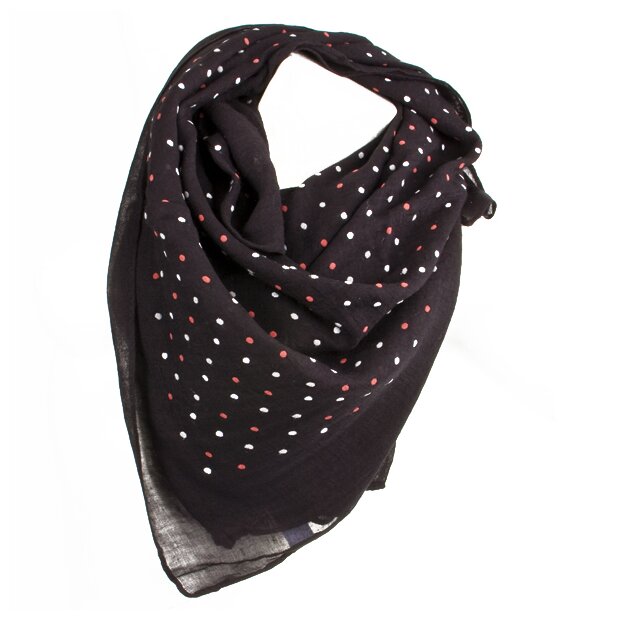 scarf with dots