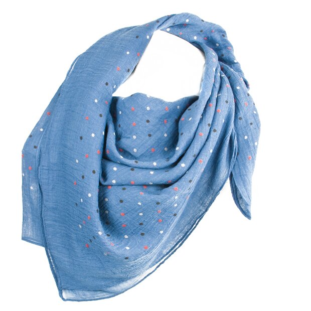 scarf with dots