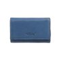 Tillberg ladies wallet made from real leather 9 cmx15cmx3,5cm navy blue
