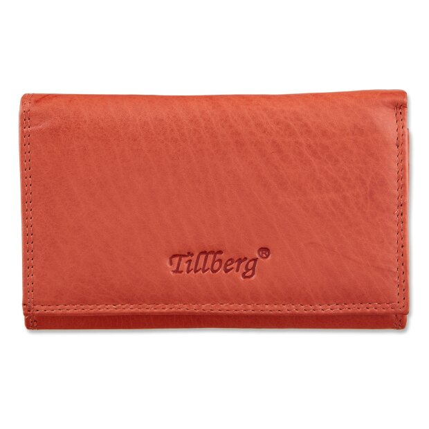 Tillberg ladies wallet made from real leather 9 cmx15cmx3,5cm cognac