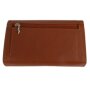 Tillberg ladies wallet wallet made from real nappa leather 9,5x15x3,5 cm cognac