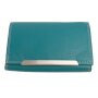 Tillberg ladies wallet wallet made from real nappa leather 9,5x15x3,5 cm mint