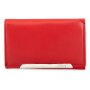 Tillberg ladies wallet wallet made from real nappa leather 9,5x15x3,5 cm red