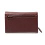 Tillberg ladies wallet wallet made from real nappa leather 9,5x15x3,5 cm reddish brown