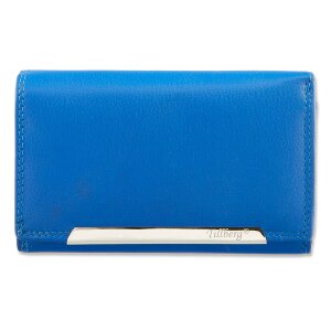 Tillberg ladies wallet wallet made from real nappa leather 9,5x15x3,5 cm royal blue