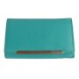 Tillberg ladies wallet wallet made from real nappa leather 9,5x15x3,5 cm sea blue
