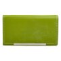 Tillberg ladies wallet made from real leather 9,5 cm x 17 cm x 3 cm, apple green