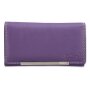 Tillberg ladies wallet made from real leather 9,5 cm x 17 cm x 3 cm, purple