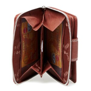 Wallet made from real nappa leather