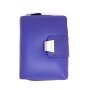 Wallet made from real nappa leather purple