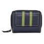 Ladies wallet made from real leather navy blue