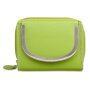 Tillberg Design ladies wallet made of genuine leather 9,5x13x2,5 cm apple green