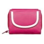 Tillberg Design Damen Geldb&ouml;rse Portemonnaie Portmonee aus echtem Leder 9,5x13x2,5 cm pink