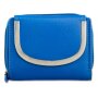 Tillberg Design ladies wallet made of genuine leather 9,5x13x2,5 cm royal blue