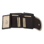Tillberg Design ladies wallet made of genuine leather 9,5x13x2,5 cm black