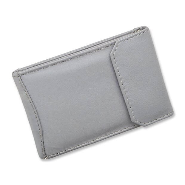 Tillberg credit card case/wallet made from real nappa leather grey