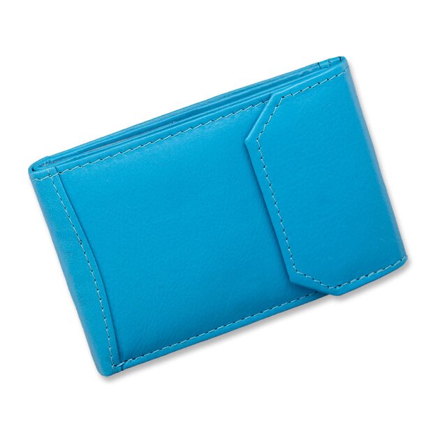Tillberg credit card case/wallet made from real nappa leather royal blue