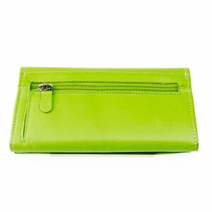 Ladies wallet made from real nappa leather 10 cm x 17 cm x 2 cm