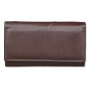 Tillberg ladies wallet made from real leather 9,5x16,5x3cm brown