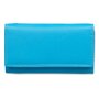 Tillberg ladies wallet made from real leather 9,5x16,5x3cm royal blue