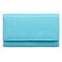 Tillberg ladies wallet made from real leather 9,5x16,5x3cm sea blue