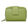 Tillberg ladies wallet made from real nappa leather pastel green