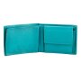 Tillberg wallet made from real nappa leather seablue