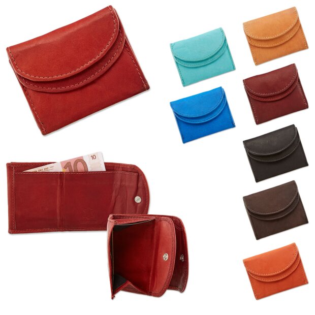 Tillberg wallet made from real leather 7 cm x 8,5 cm x 1,5 cm