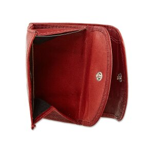 Tillberg wallet made from real leather 7 cm x 8,5 cm x 1,5 cm, cognac