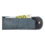 Tillberg wallet made from real leather 7 cm x 8,5 cm x 1,5 cm, grey