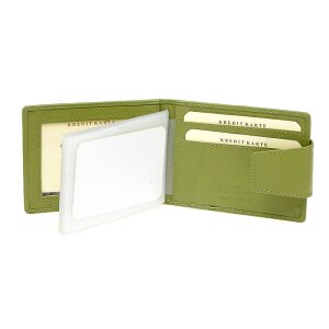 Tillberg credit card case made from real nappa leather, pastelgreen