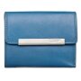 Tillberg ladies wallet made from real nappa leather blue