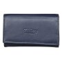 Tillberg ladies wallet made from real nappa leather 10x16.5x3 cm, navy blue