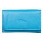 Tillberg ladies wallet made from real nappa leather 10x16.5x3 cm, royal blue