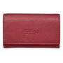 Tillberg ladies wallet made from real nappa leather 10x16.5x3 cm, wine red