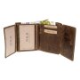 Wild Real Only!!! wallet made from real leather, brown