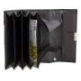 Leather waiters wallet with 5 cash boxes, with chain, nappa leather