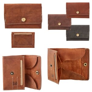 Tillberg wallet/viennaise box made from real leather