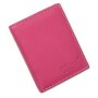 Tillberg wallet made of genuine leather 12.5x10x2 cm pink