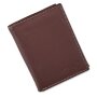 Tillberg wallet made of genuine leather 12.5x10x2 cm reddish brown