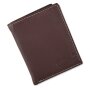 High quality and robust real leather wallet from the brand Tillberg dark brown