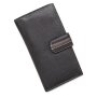 Tillberg real leather ladies wallet, high quality, robust black+brown