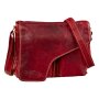 Tillberg shoulder bag made of real leather 25 cm x 32 cm x 10 cm red