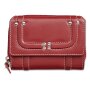 Tillberg ladies wallet real leather 10x13x2.5 cm red