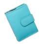 Tillberg ladies wallet made from real nappa leather 12x9x3 cm sea blue